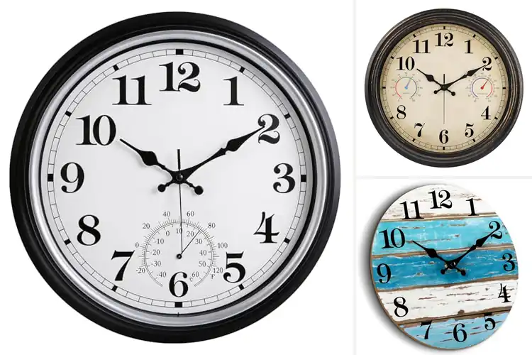 Detailed view of Best 16 Inch Wall Clock For Patio