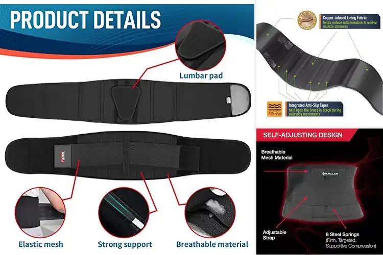 Detailed view of Best Back Support Bands