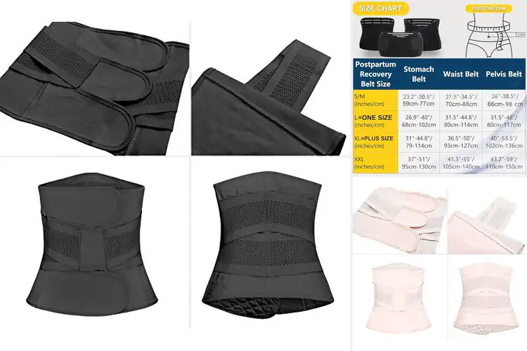 Detailed view of Best Back Support Caesarean Postpartum Wrap