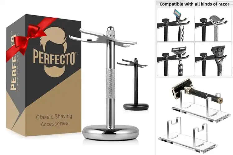 Detailed view of Best Bathroom Display Razor Stands: Style & Dry