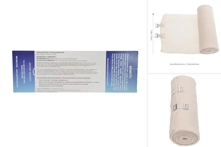Detailed view of Best Breathable Cotton Postpartum Binder