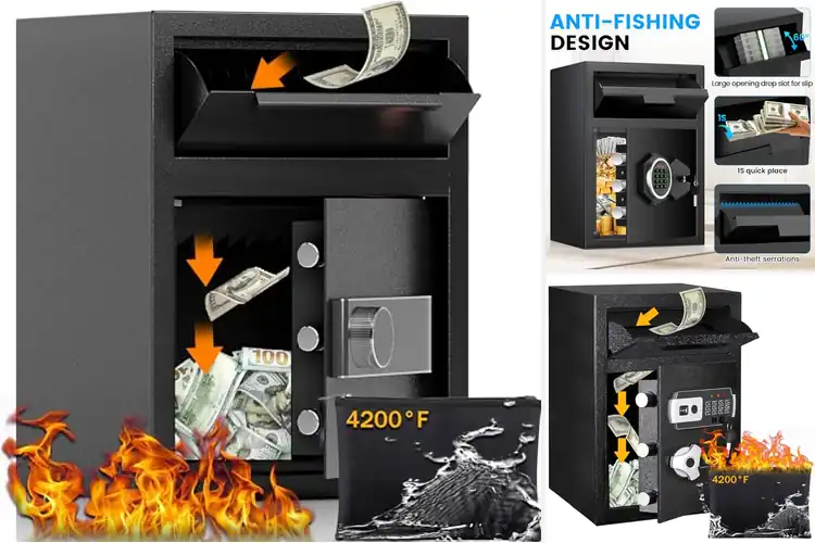 Detailed view of Best Cash Drop Safes: Top 10 Secure Picks for Your Valuables