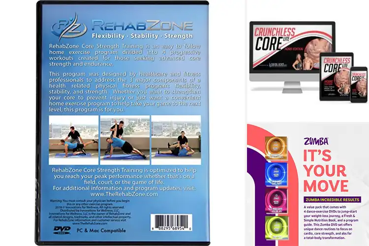 Detailed view of Best Core Workout DVDs