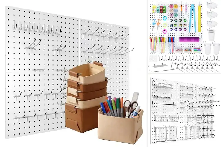 Detailed view of Best Craft Room Organization Hooks