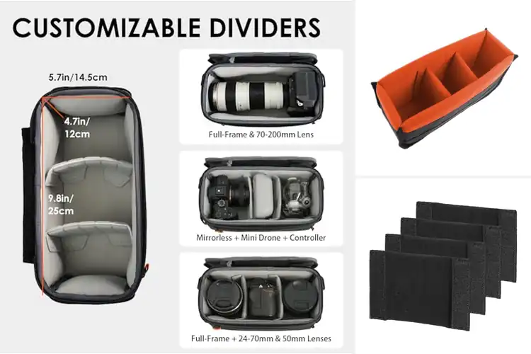 Detailed view of Best Cushioned Camera Organizers
