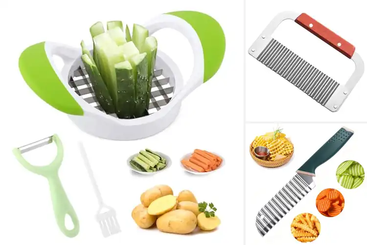 Detailed view of Best Ergonomic Handle Potato Cutter