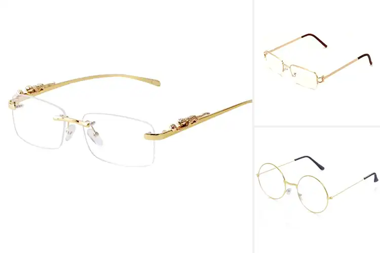 Detailed view of Best Gold Band Glasses