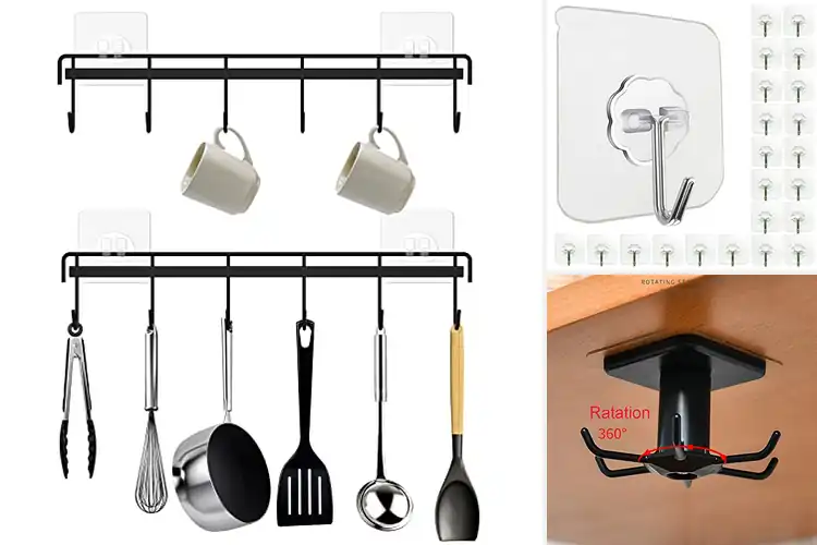 Detailed view of Best Kitchen Organization Hooks
