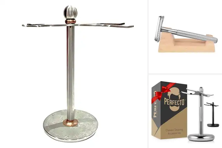 Detailed view of Best Luxury Display Razor Stands