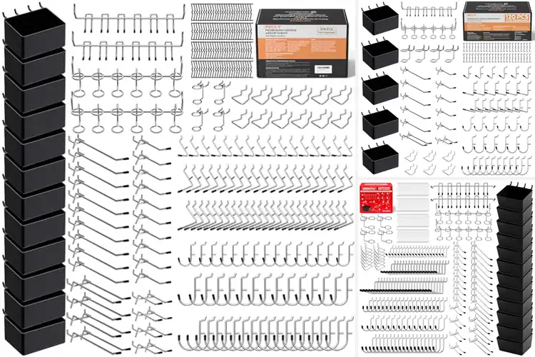 Detailed view of Best Pegboard Accessories For Tools