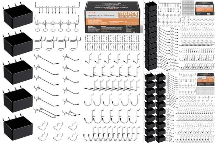 Detailed view of Best Pegboard Tool Hanging Kits
