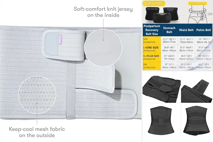 Detailed view of Best Postpartum Belly Binder