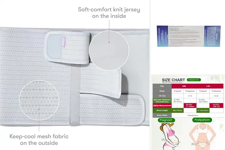 Detailed view of Best Postpartum Binders