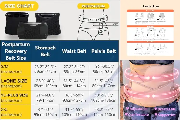 Detailed view of Best Posture Correcting Belly Bands