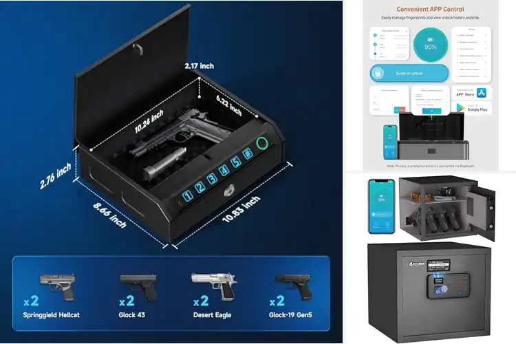 Detailed view of Best Quick Access Safes