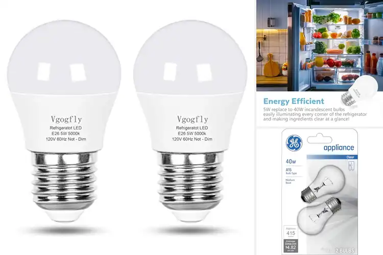 Detailed view of Best Refrigerator Light Bulb Replacements