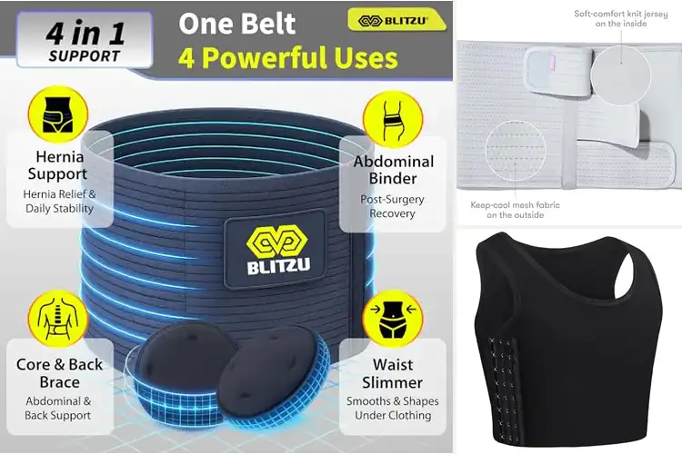Detailed view of Best Size Adjustable Binders: Perfect Fit, All-Day Comfort