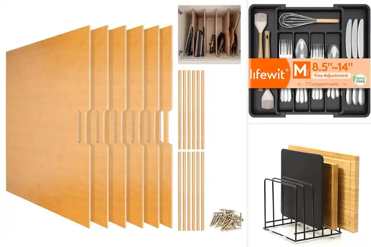 Detailed view of Best Space-Saving Kitchen Dividers
