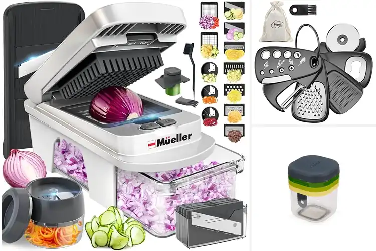 Detailed view of Best Space-Saving Vegetable Cutters