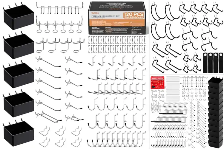 Detailed view of Best Tool Hangers For Pegboards