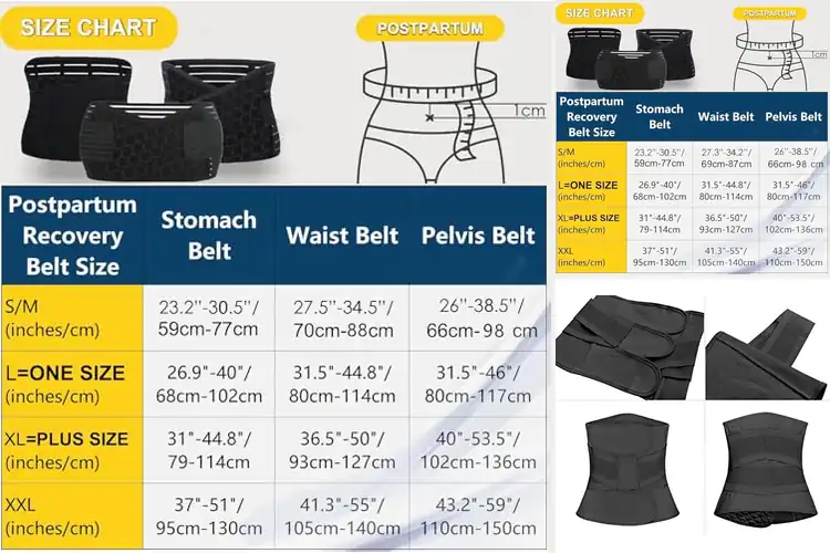 Detailed view of Best Uterus Support Belly Wrap
