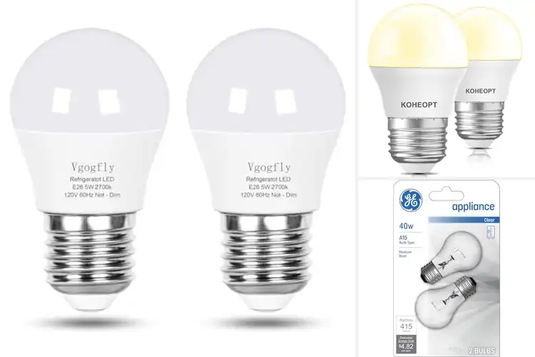 Detailed view of Best Warm 40W Refrigerator Light Bulbs
