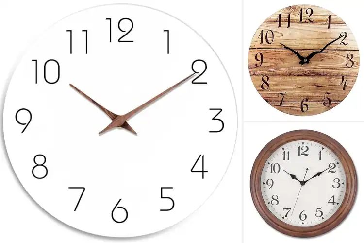 Detailed view of Best Wooden Face Wall Clock