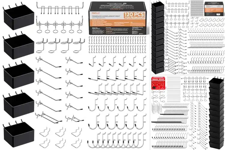 Detailed view of Best Workshop Pegboard Hooks